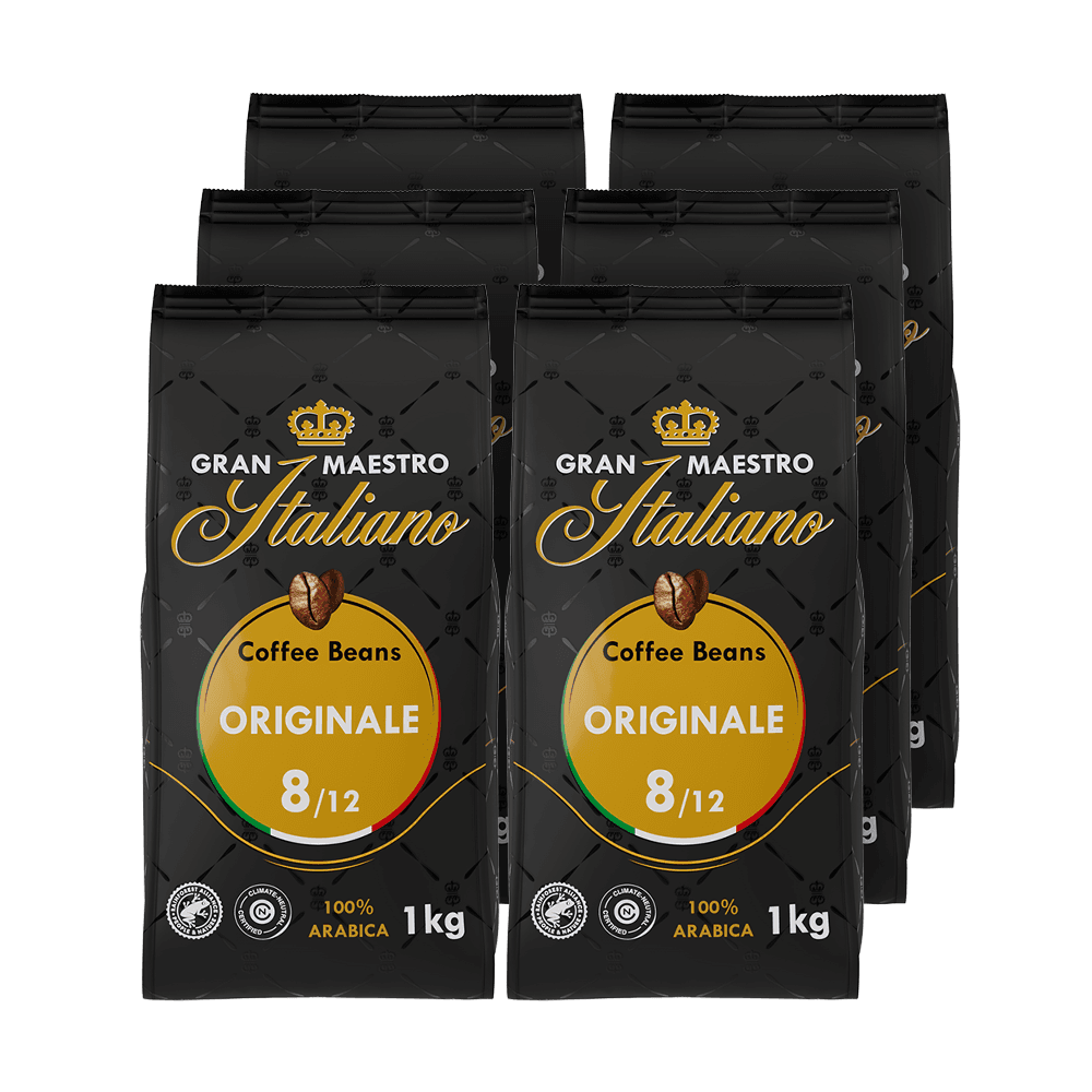 Voordeelpakket - Gran Maestro Italiano Originale – 6 x 1 KG koffiebonen