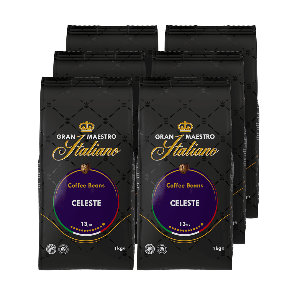 Voordeelpakket - Gran Maestro Italiano Celeste - 6 x 1 KG koffiebonen