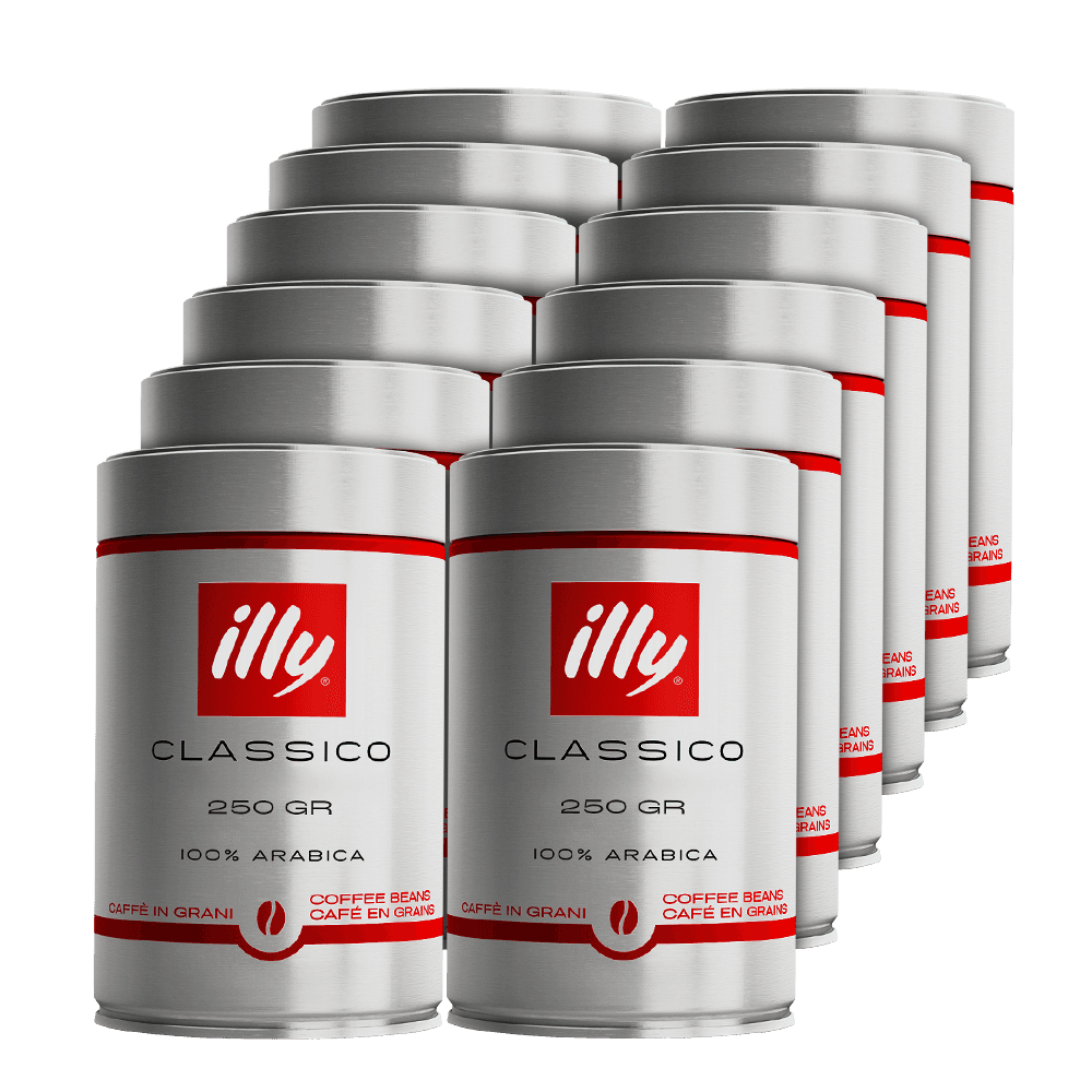Voordeelpakket - illy Classico (normale branding) – 12 x 250 GR koffiebonen