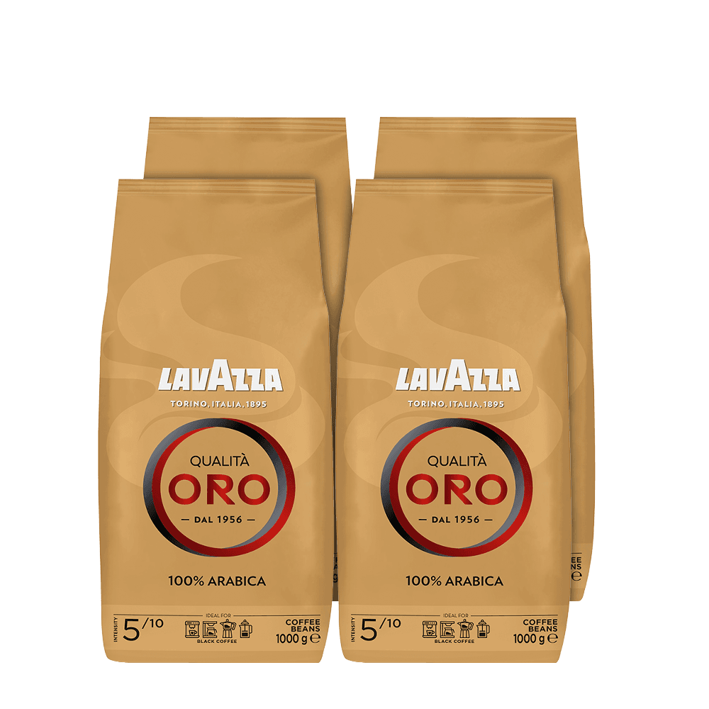Voordeelpakket Lavazza Qualita Oro – 4 x 1 KG koffiebonen