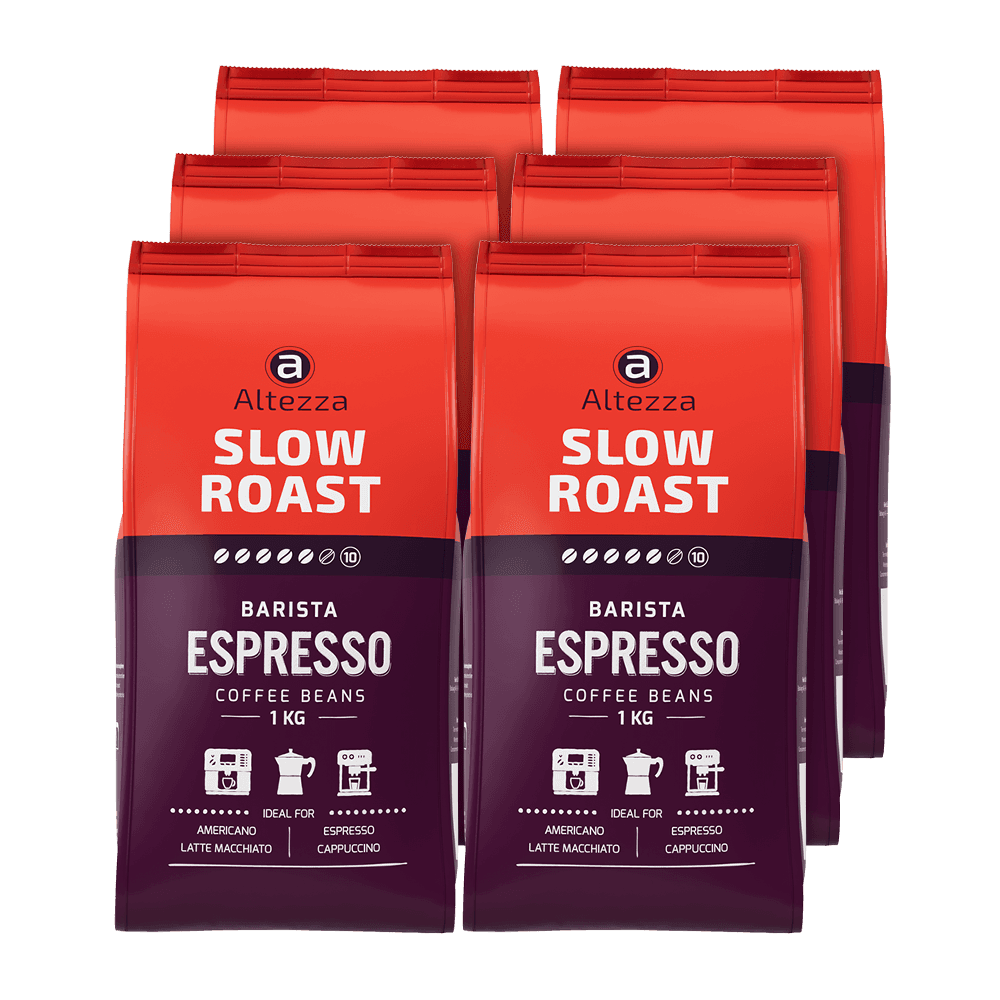 Voordeelpakket - Altezza Slow Roast Espresso – 6 x 1 KG koffiebonen