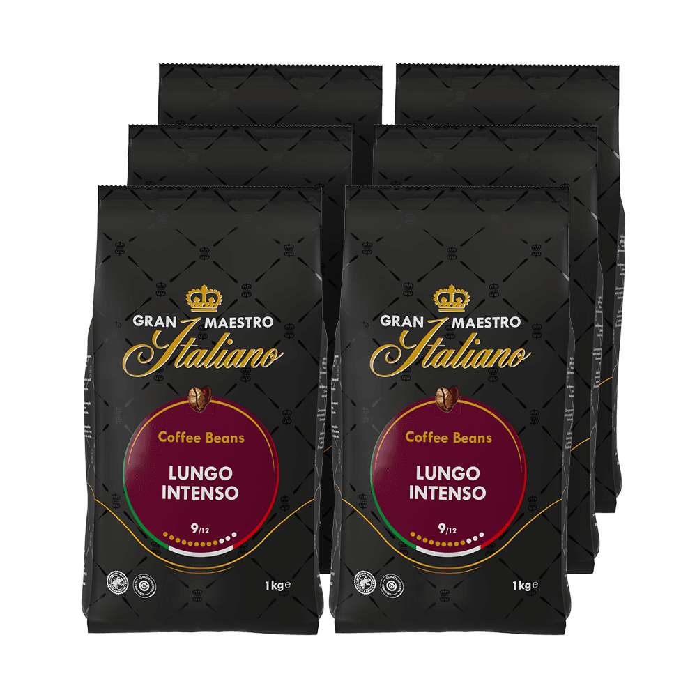 Voordeelpakket Gran Maestro Italiano Lungo Intenso - 6 x 1 KG koffiebonen