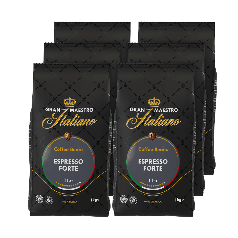 Voordeelpakket Gran Maestro Italiano Espresso Forte - 6 x 1 KG koffiebonen