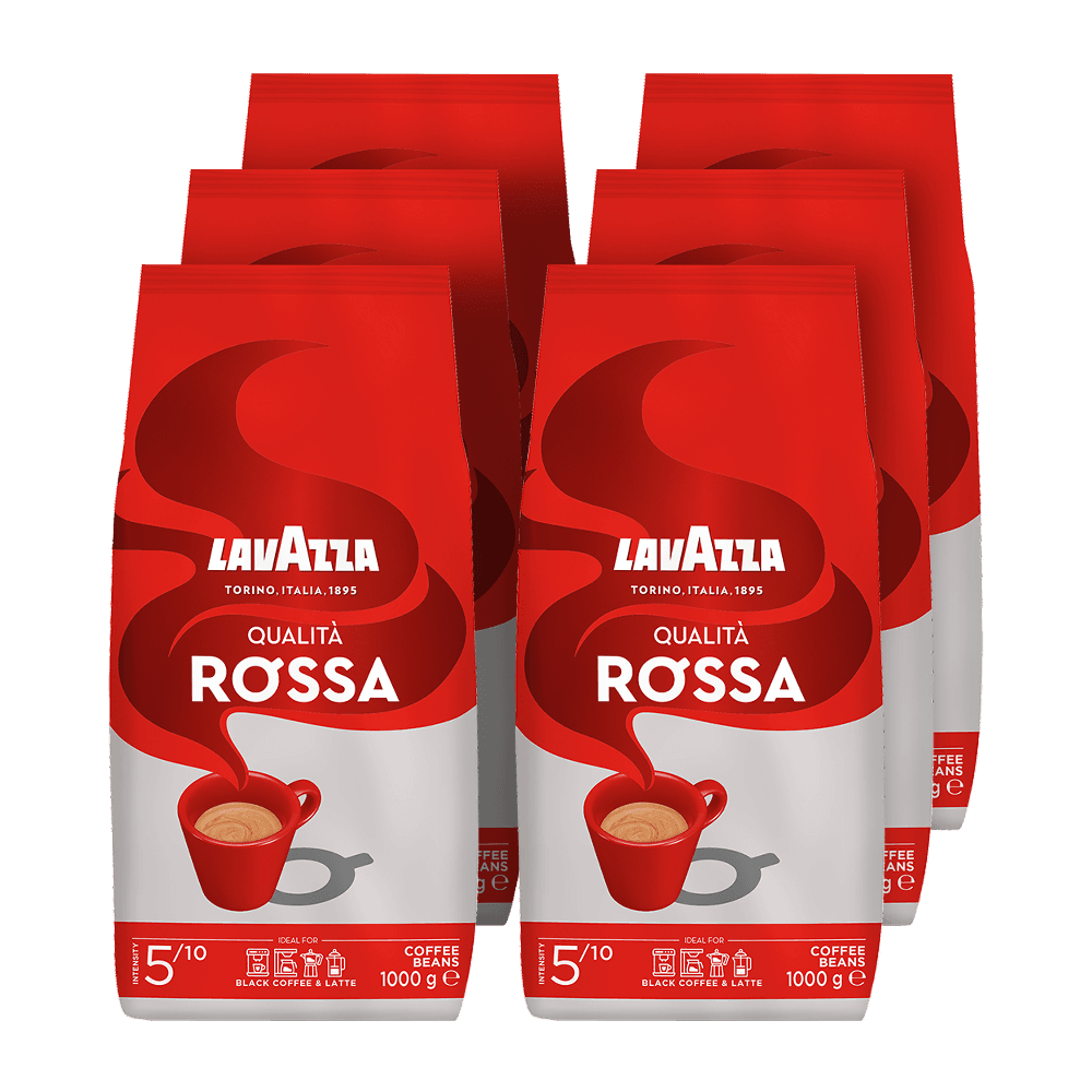 Voordeelpakket Lavazza Qualità Rossa - 6 x 1 KG koffiebonen