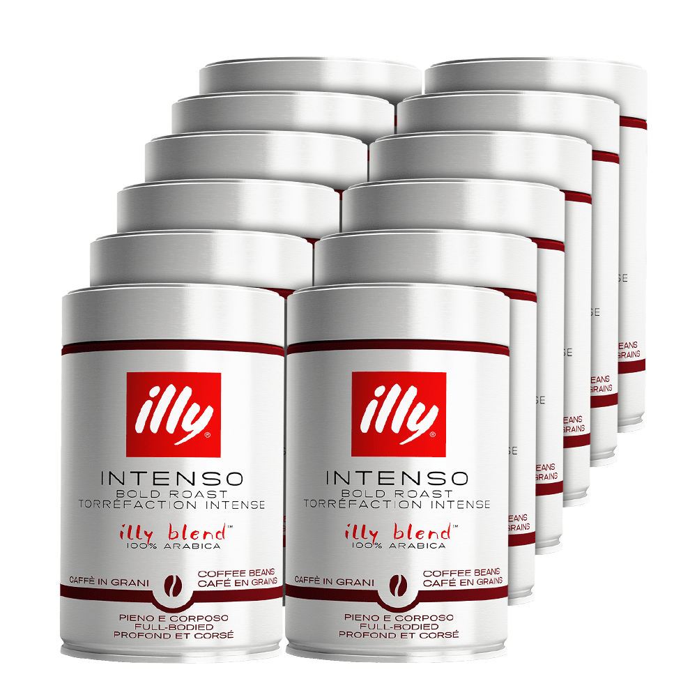 Voordeelpakket illy Intenso (Donkere Branding) - 12 x 250 GR koffiebonen