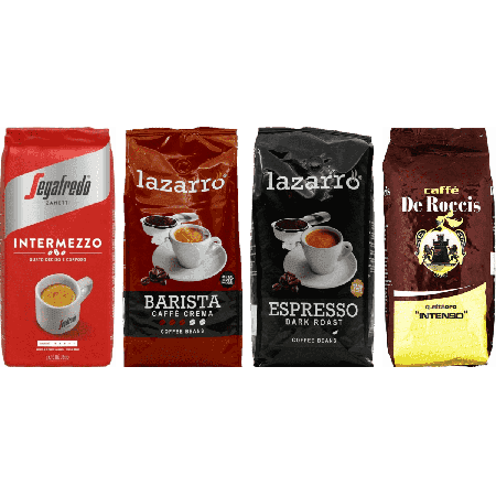 Italiaanse Espresso Selectie - 4 x 1 kilo koffiebonen