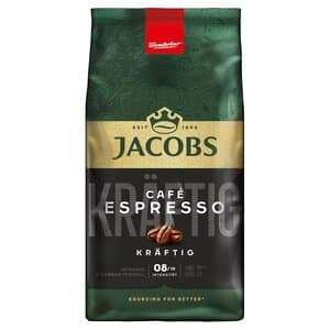 Jacobs Café Espresso Kraftig koffiebonen 1kg