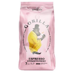 Gorilla Cafeïnevrije koffiebonen 1kg