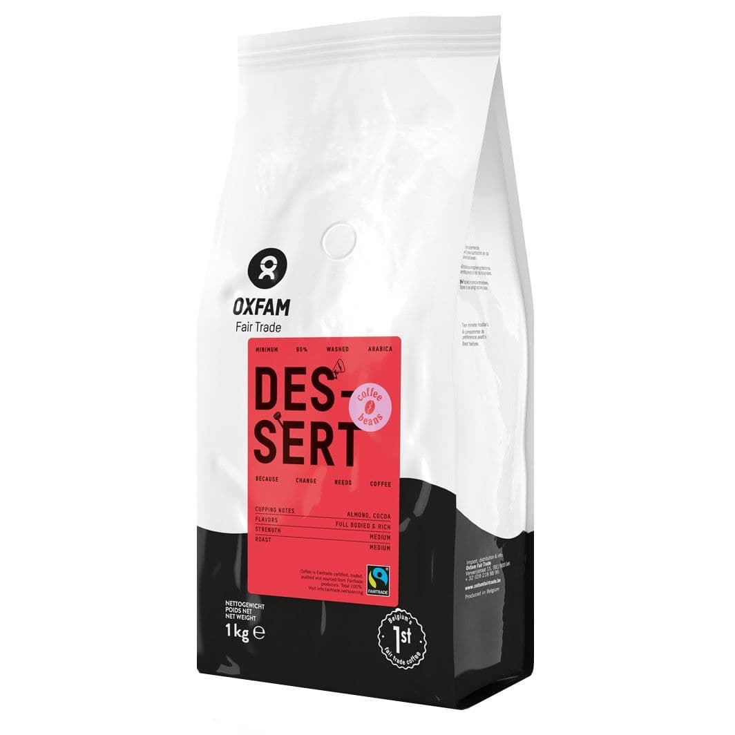 Oxfam fairtrade koffiebonen DESSERT (1kg)