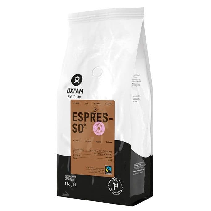 Oxfam fairtrade koffiebonen ESPRESSO (1kg)
