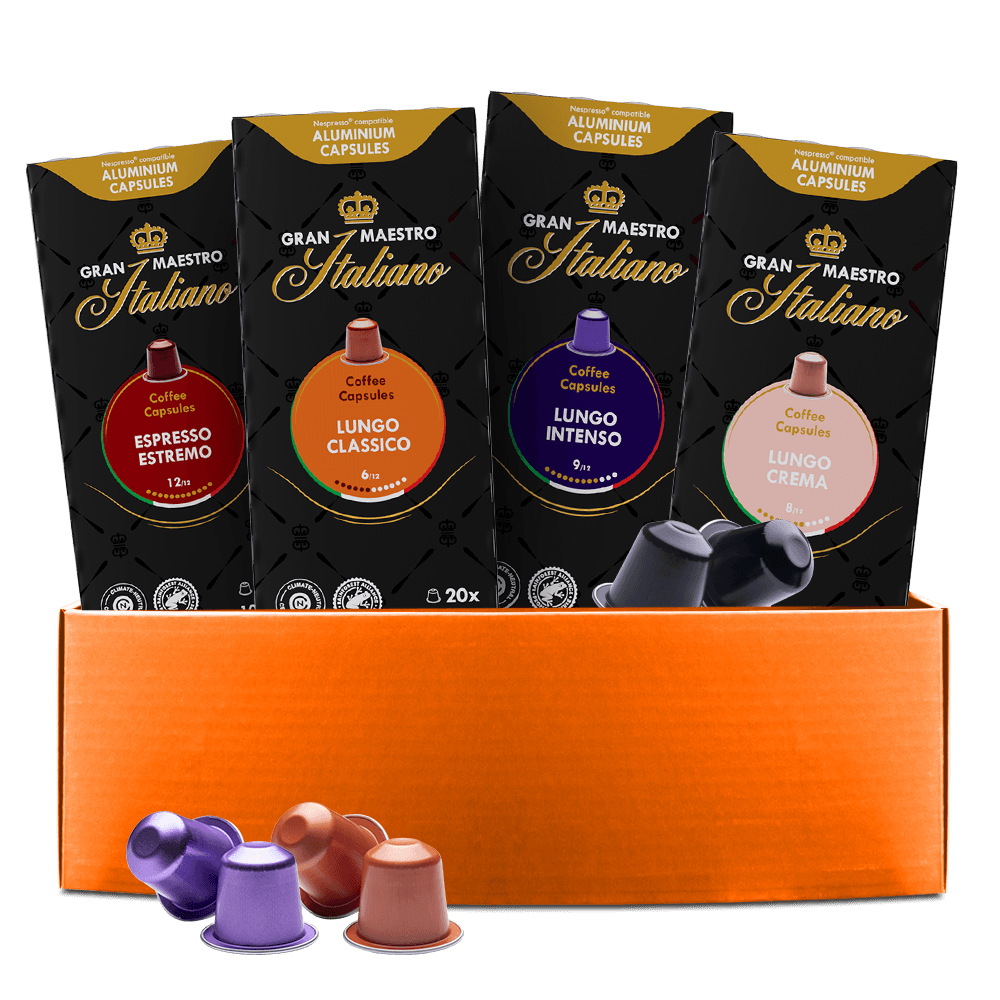 Gran Maestro Italiano Ontdekkingspakket - 80 premium koffiecups