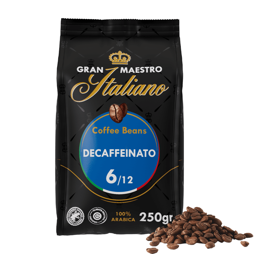 Gran Maestro Italiano Decaffeinato - Koffiebonen 250 GR