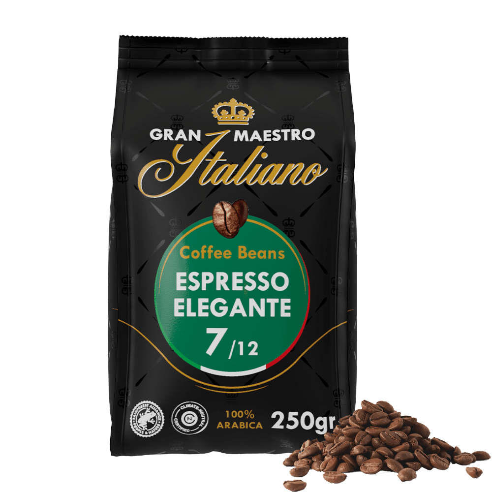 Gran Maestro Italiano Espresso Elegante - Koffiebonen 250 GR