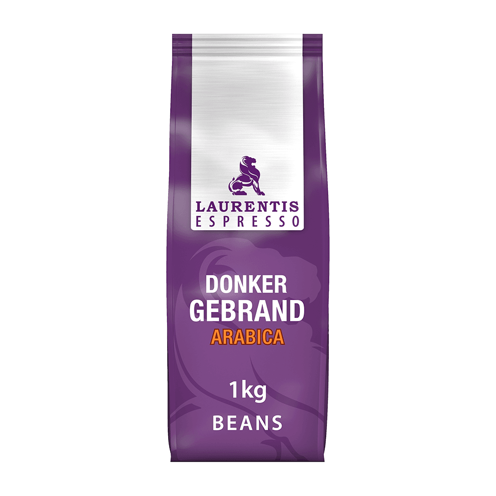 Laurentis Espresso Donker Gebrand - Koffiebonen 1KG