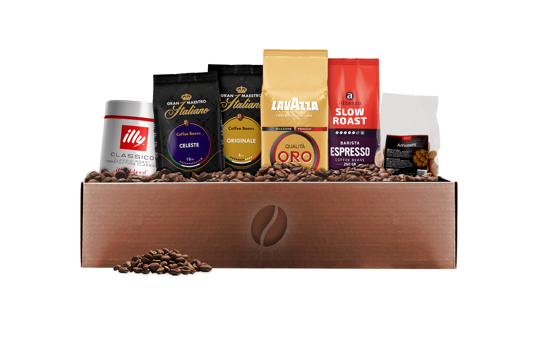 Welkomstpakket Topfavorieten - 1,25 KG Koffiebonen