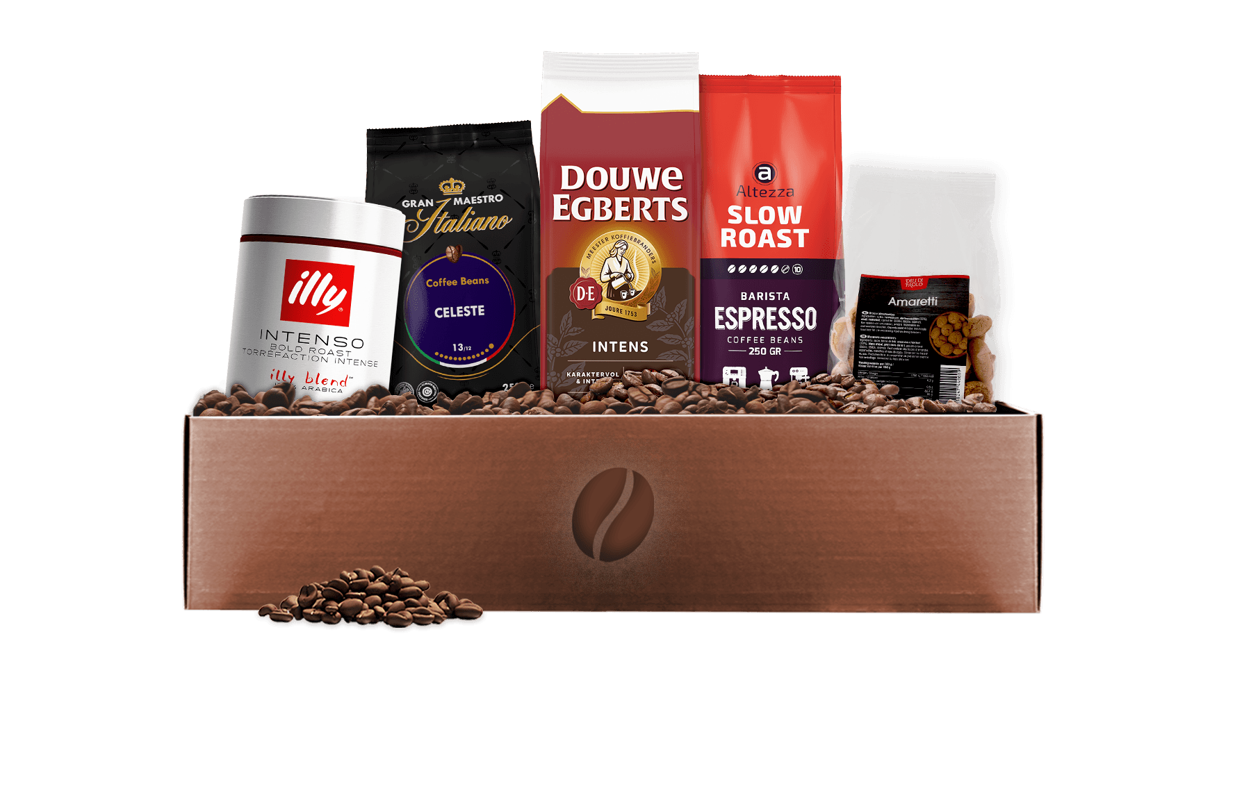 Welkomstpakket Stevige & Intense Smaken - 1,25 KG Koffiebonen