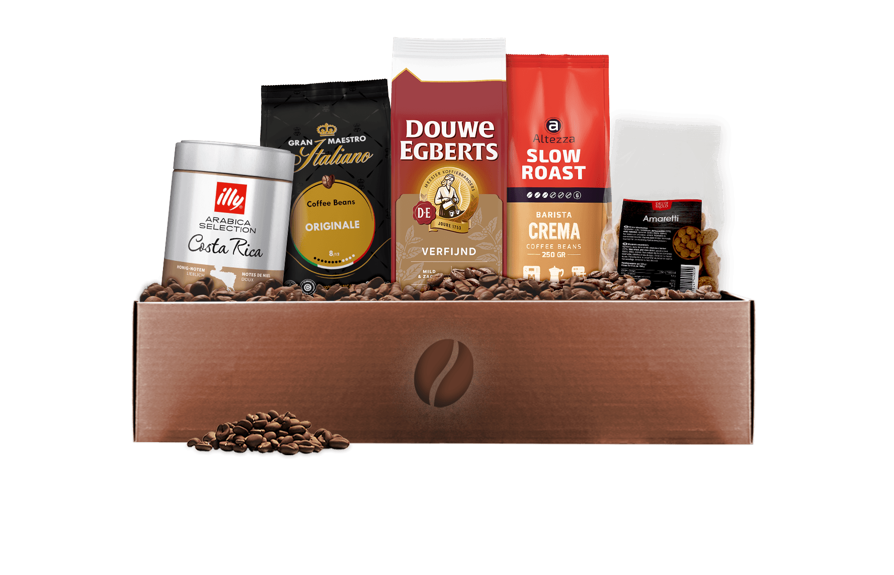 Welkomstpakket Milde & Delicate Smaken - 1,25 KG Koffiebonen