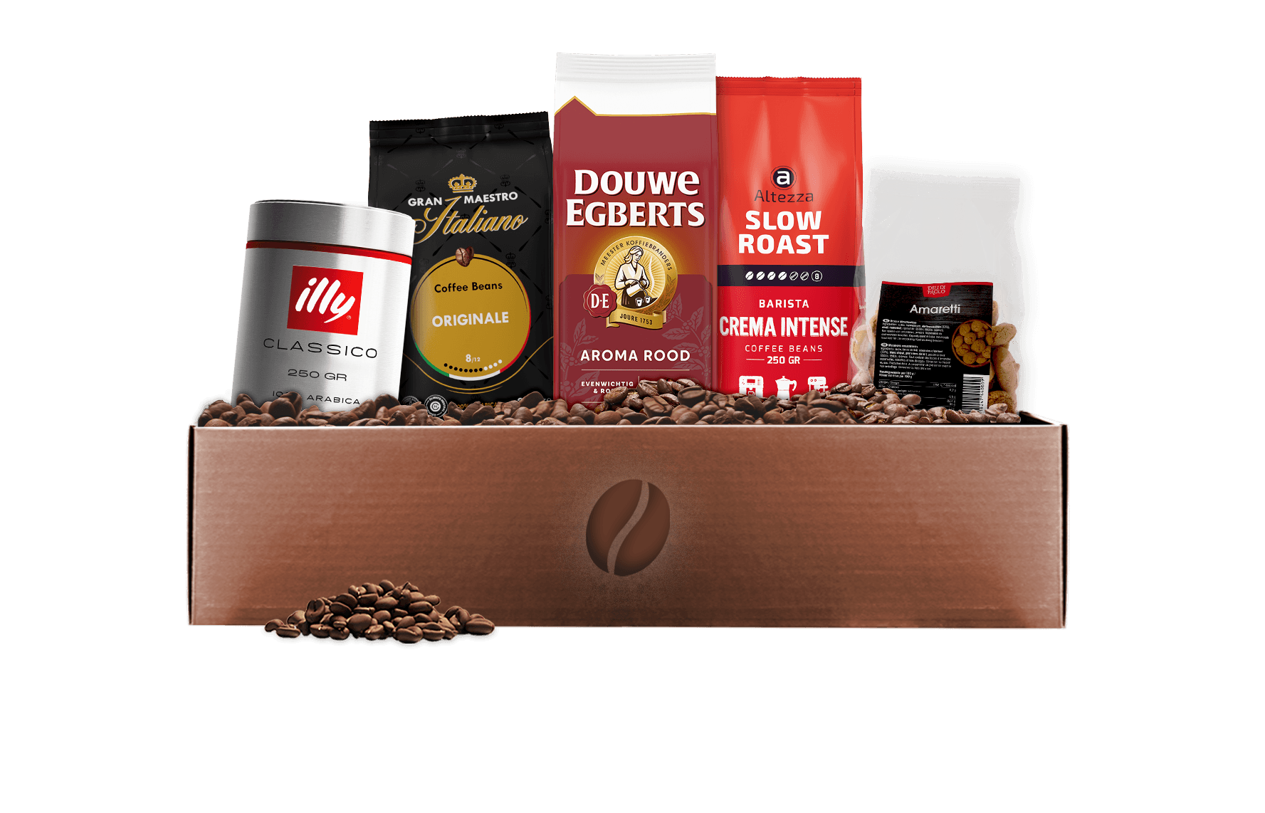 Welkomstpakket Volle & Ronde Smaken - 1,25 KG Koffiebonen